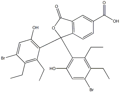 1,1-Bis(4-bromo-2,3-diethyl-6-hydroxyphenyl)-1,3-dihydro-3-oxoisobenzofuran-5-carboxylic acid