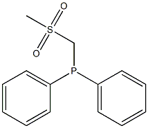 Diphenyl(methylsulfinylmethyl)phosphine oxide Structure