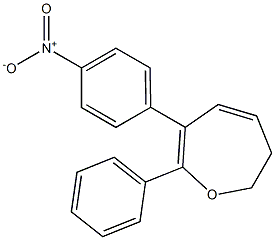 6,7-Dihydro-2-phenyl-3-(4-nitrophenyl)oxepin