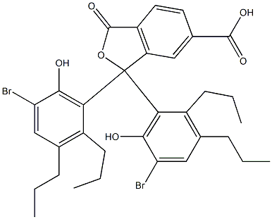  1,1-Bis(5-bromo-6-hydroxy-2,3-dipropylphenyl)-1,3-dihydro-3-oxoisobenzofuran-6-carboxylic acid