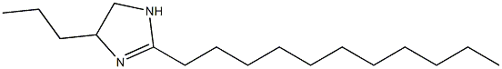 4-Propyl-2-undecyl-2-imidazoline,,结构式
