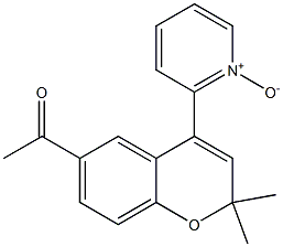 2-(2,2-Dimethyl-6-acetyl-2H-1-benzopyran-4-yl)pyridine 1-oxide