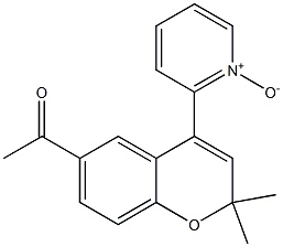  2-(2,2-Dimethyl-6-acetyl-2H-1-benzopyran-4-yl)pyridine 1-oxide