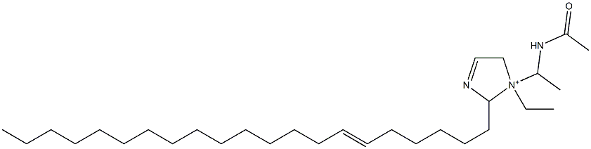 1-[1-(Acetylamino)ethyl]-1-ethyl-2-(6-henicosenyl)-3-imidazoline-1-ium,,结构式