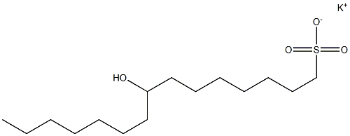 8-Hydroxypentadecane-1-sulfonic acid potassium salt|