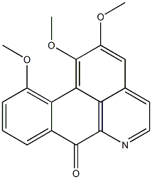 1,2,11-Trimethoxy-7H-dibenzo[de,g]quinolin-7-one,,结构式