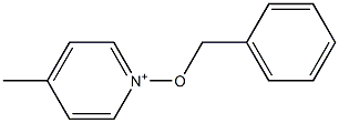 4-Methyl-1-(benzyloxy)pyridinium Structure