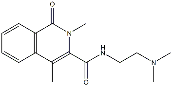 1,2-Dihydro-2,4-dimethyl-N-(2-dimethylaminoethyl)-1-oxo-3-isoquinolinecarboxamide