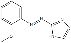 2-[(2-Methoxyphenyl)azo]-1H-imidazole Struktur