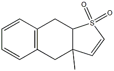 3a,4,9,9a-Tetrahydro-3a-methylnaphtho[2,3-b]thiophene 1,1-dioxide Structure