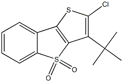 2-Chloro-3-tert-butylthieno[3,2-b][1]benzothiophene 4,4-dioxide Structure