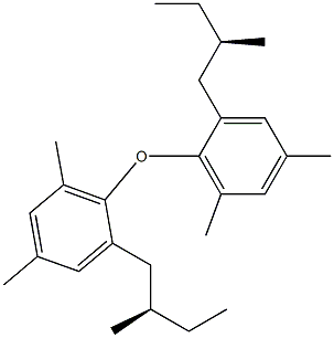 (-)-[(R)-sec-Butyl]mesityl ether Structure