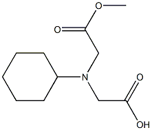 Cyclohexyliminobis(acetic acid methyl) ester 结构式