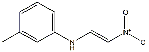 (E)-1-[(3-Methylphenyl)amino]-2-nitroethene|