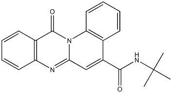 N-tert-Butyl-12-oxo-12H-quino[2,1-b]quinazoline-5-carboxamide|