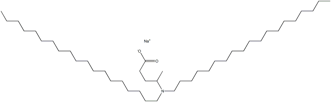 4-(Dinonadecylamino)valeric acid sodium salt