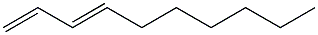 (3E)-1,3-Decadiene Structure