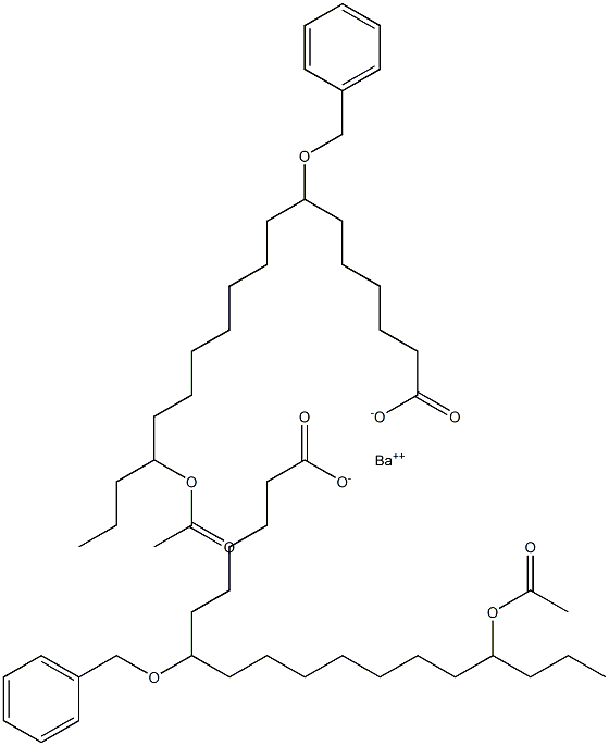 Bis(7-benzyloxy-15-acetyloxystearic acid)barium salt