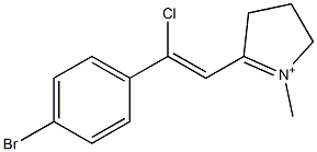 1-Methyl-2-[2-chloro-2-(4-bromophenyl)ethenyl]1-pyrroline-1-ium