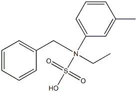 N-エチル-N-ベンジル-m-トルイジンスルホン酸 化学構造式