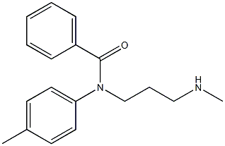 N-(p-Tolyl)-N-[3-(methylamino)propyl]benzamide Structure