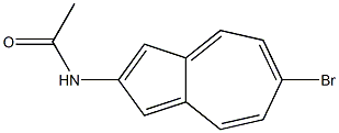 2-(Acetylamino)-6-bromoazulene Structure