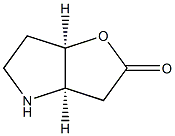 (3aR,6aR)-Hexahydro-4H-furo[3,2-b]pyrrole-2-one Structure