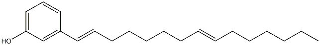 3-(1,8-Pentadecadienyl)phenol 结构式