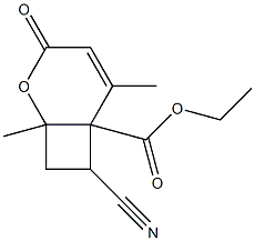 7-Cyano-1,5-dimethyl-3-oxo-2-oxabicyclo[4.2.0]oct-4-ene-6-carboxylic acid ethyl ester|