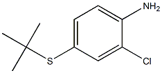 2-Chloro-4-(tert-butylthio)aniline Structure