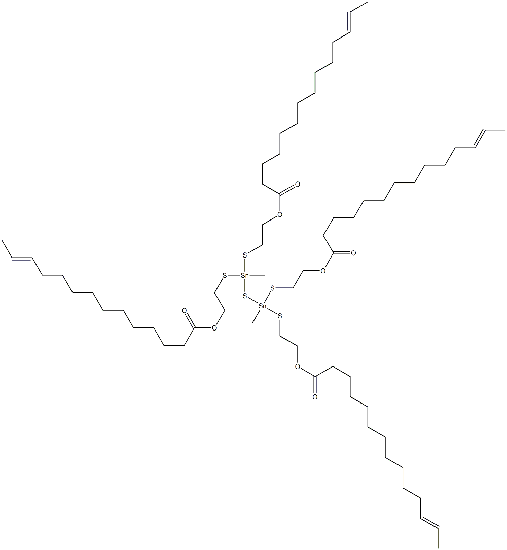 Bis[methylbis[[2-(11-tridecenylcarbonyloxy)ethyl]thio]stannyl] sulfide