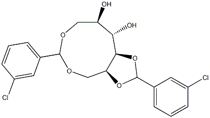 1-O,6-O:4-O,5-O-Bis(3-chlorobenzylidene)-L-glucitol