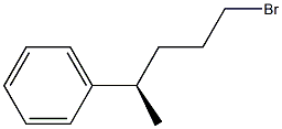 (-)-[(R)-4-Bromo-1-methylbutyl]benzene 结构式