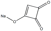 3-(Sodiooxy)-3-cyclobutene-1,2-dione Structure