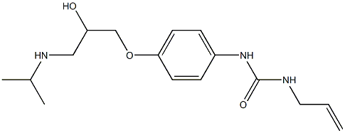 1-(2-Propenyl)-3-[4-[2-hydroxy-3-[isopropylamino]propoxy]phenyl]urea