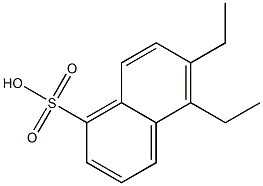 5,6-Diethyl-1-naphthalenesulfonic acid,,结构式