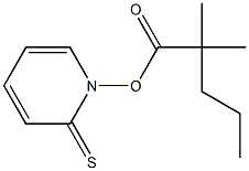 1-(2,2-Dimethylpentanoyloxy)pyridine-2(1H)-thione,,结构式