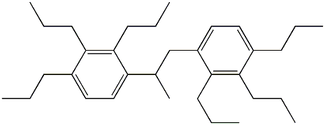 4,4'-(1,2-Propanediyl)bis(1,2,3-tripropylbenzene) 结构式