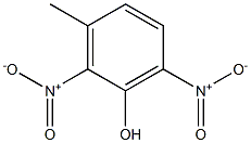 3-Methyl-2,6-dinitrophenol 结构式