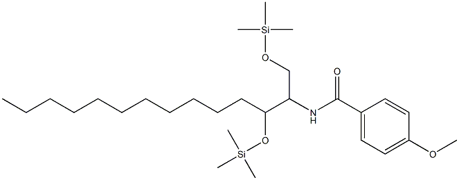 N-[1,3-Bis(trimethylsilyloxy)tetradecan-2-yl]-4-methoxybenzamide Structure