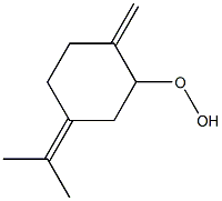 p-Mentha-1(7),4(8)-dien-2-yl hydroperoxide,,结构式