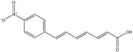 7-(p-Nitrophenyl)-2,4,6-heptatrienoic acid Structure