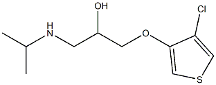 3-(Isopropylamino)-1-[(4-chlorothiophen-3-yl)oxy]propan-2-ol