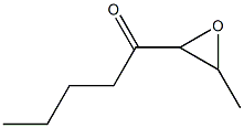 2,3-Epoxy-4-octanone Structure