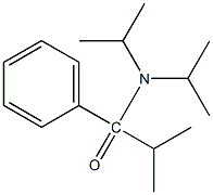 (2S,3S)-N,N-ジイソプロピル-2-メチル-3-フェニル(3-2H)プロパンアミド 化学構造式