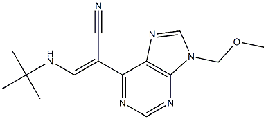 9-(Methoxymethyl)-6-[(Z)-2-(tert-butylamino)-1-cyanoethenyl]-9H-purine