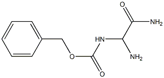 Amino(benzyloxycarbonylamino)acetamide Structure