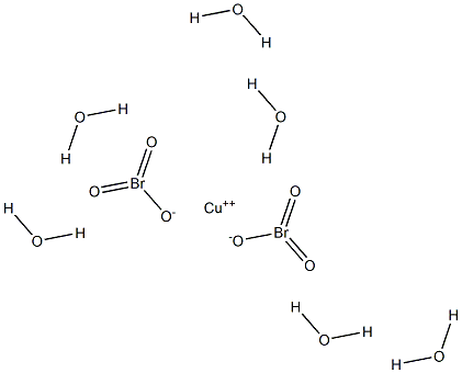 Copper(II) bromate hexahydrate Structure
