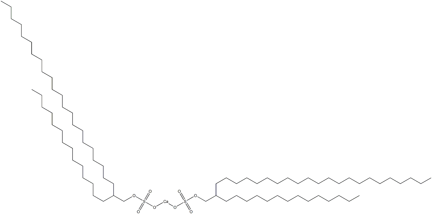 Bis(2-tetradecyltetracosyloxysulfonyloxy)calcium 结构式