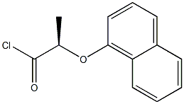 [R,(-)]-2-(1-Naphtyloxy)propionyl chloride Structure